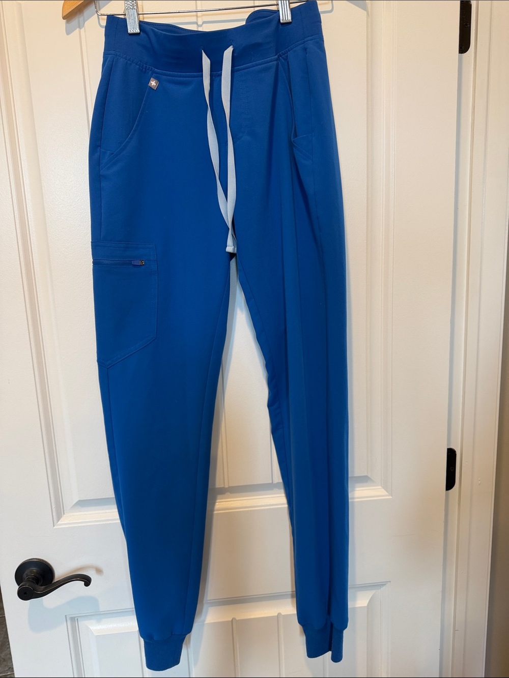 Womens Royal Blue XS Tall Blue Jogger Pants